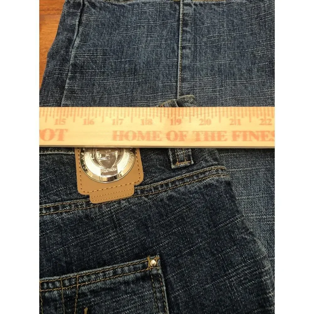Vtg Phat Farm Jeans Men 40x33 Y2K Baggy Skater Hip Hop Blue Denim Hong Kong